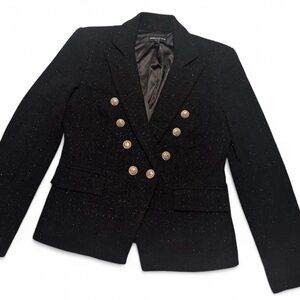 Generation Love- Black Tweed Blazer